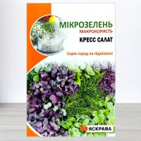 Насіння мікрозелені Крес-Салату, Яскрава, 10г