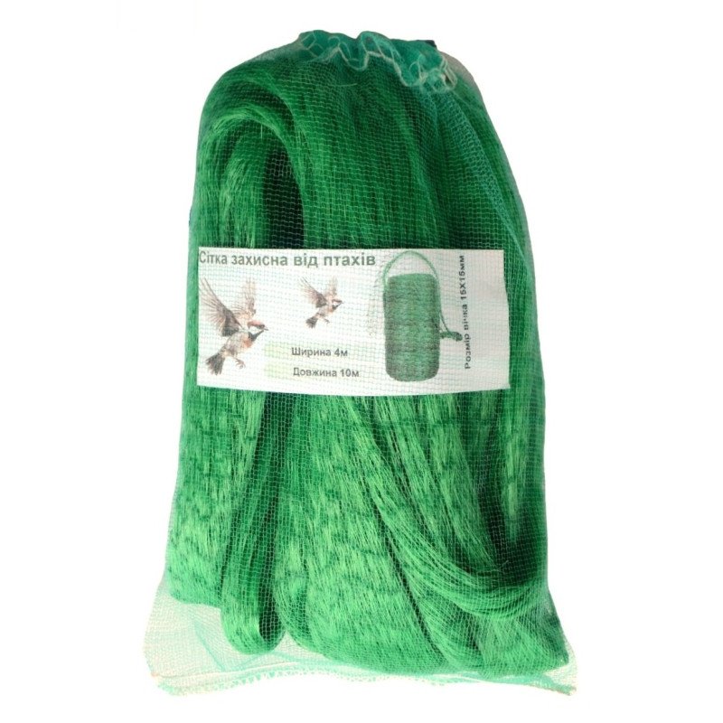 Сітка захисна від птахів, ширина 4м, довжина 10м