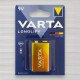 Батарейка лужна Varta Longlife alkaline крона 6LP3146, 9V