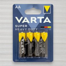 Батарейка сольова Varta Super Heavy Duti R6, AA, 1,5V, 4шт/уп