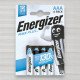 Батарейка лужна Energizer Max Plus alkaline LR3, AAA, 1,5V, 4шт/уп