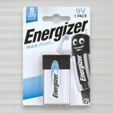Батарейка лужна Energizer Max Plus alkaline крона 6LR61, 9V