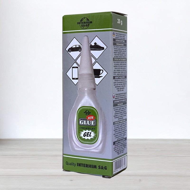 Супер клей Interhim Super Glue Gel, 20г
