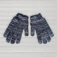 Рукавички в'язані без швів, сірі
