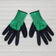 Рукавички стрейчові з частковим нітриловим покриттям G09-1, зелені