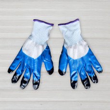 Рукавички стрейчові з подвійним нітриловим покриттям