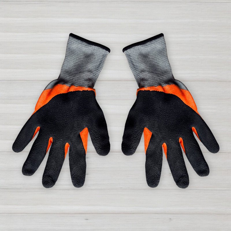 Рукавички стрейчові з подвійним поліуретановим покриттям