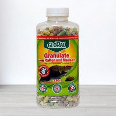 Гранули від щурів та мишей Global, банка 330г