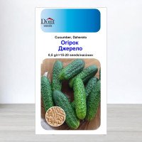Насіння огірка бджолозапильного Джерело, Україна, Dom, 0,5г