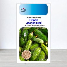 Насіння огірка бджолозапильного Засолочний, Україна, Dom, 0,5г