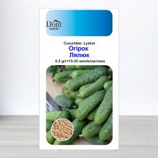 Насіння огірка бджолозапильного Лялюк, Україна, Dom, 0,5г