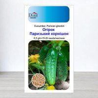 Насіння огірка бджолозапильного Паризький Корнішон, Україна, Dom, 0,5г