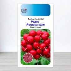 Насіння редису Яскрава Куля, Польща, Dom, 5г