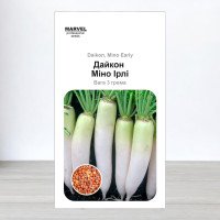 Насіння дайкону Міно Ірлі, Польща, Marvel, 3г