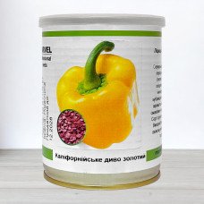 Насіння перцю солодкого Каліфорнійське Диво Золоте, Німеччина, Marvel, банка 50г