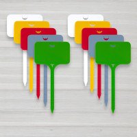 Садова табличка-бірка для маркування рослин кольорова, 10шт/уп