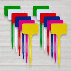 Садова табличка для маркування рослин кольорова, 145мм, 12шт/уп