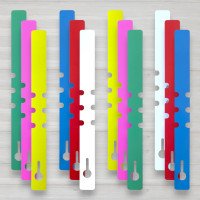 Садова етикетка-бірка для маркування рослин кольорова, 210мм, 28шт/уп