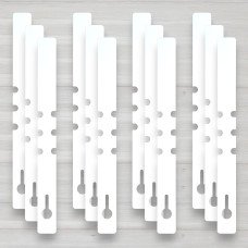 Садова етикетка-бірка для маркування рослин біла, 210мм, 20шт/уп