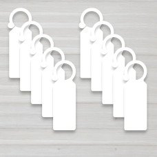 Садова етикетка-бірка для маркування рослин біла, 75мм, 50шт/уп