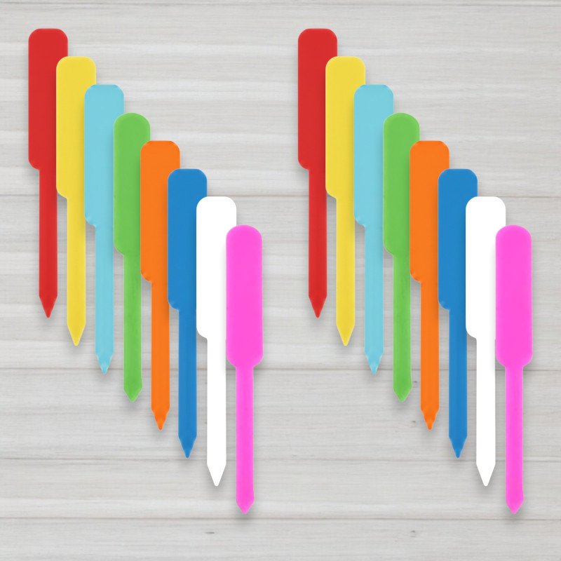 Садова табличка для маркування рослин кольорова, 120мм, 50шт/уп