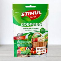 Добриво кристалічне Stimul NPK, 200г, універсальне для саду та городу