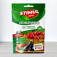 Добриво кристалічне Stimul NPK, 200г, для томатів перцю та баклажанів