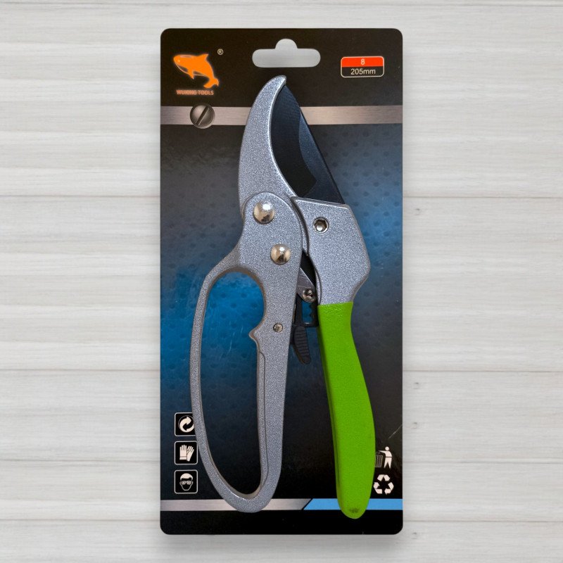 Секатор з храповим механізмом Wuking Tools, довжина 20,5см