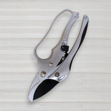 Секатор з храповим механізмом CY001, довжина 20см