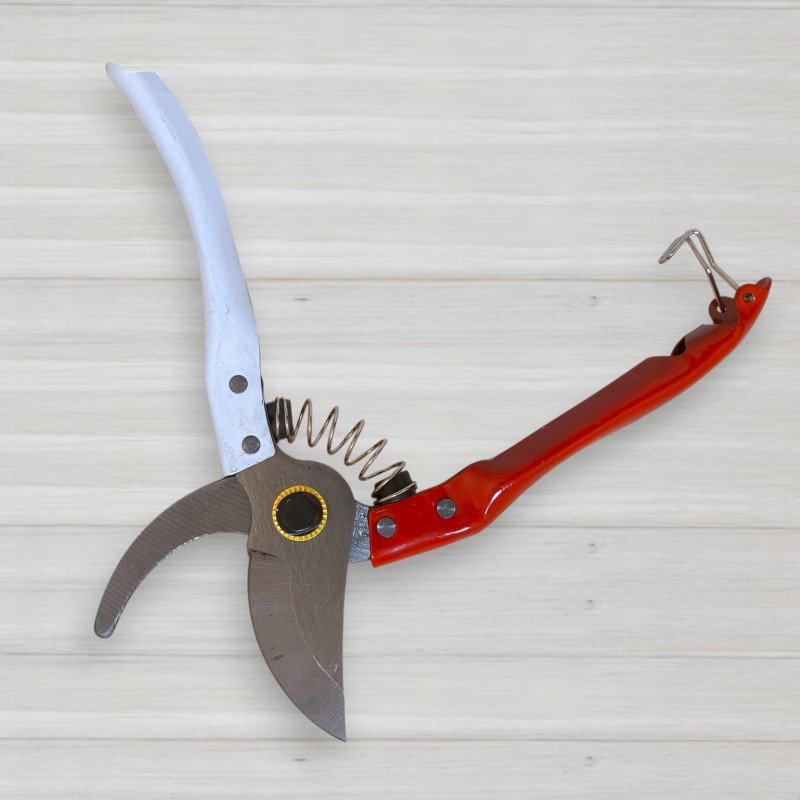Секатор садовий Ano Pruning Scissors, з додатковою пружиною, довжина 20см