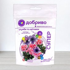 Добриво кристалічне Супер Добриво, 250г, для клумб