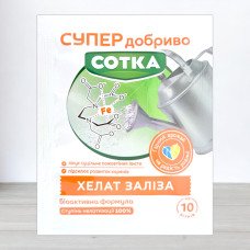 Добриво кристалічне Сотка 20г, хелат заліза