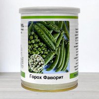 Насіння гороху цукрового Фаворит, Україна, Marvel, банка 100г