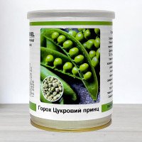Насіння гороху цукрового Цукровий Принц, Україна, Marvel, банка 100г