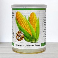 Насіння кукурудзи цукрової бондюель Золотий Батам, Молдова, Marvel, банка 100г