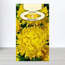 Насіння айстри пiвонiєподібної Жовтої, Roltico, Польща, 1г