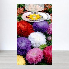 Насіння айстри пiвонiєподібної Суміш, Roltico, Польща, 1г