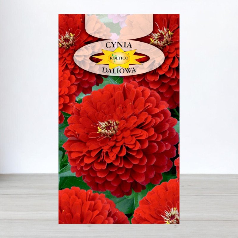 Насіння цинії Червоної, Roltico, Польща, 1г