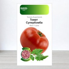 Насіння інкрустоване томату Супербомба, Молдова, Marvel, 1г