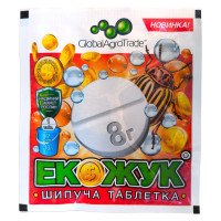 Інсектицид від колорадського жука Еко Жук, шипуча таблетка, 8г