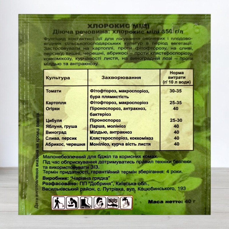 Хлорокись міді - хом, 40г