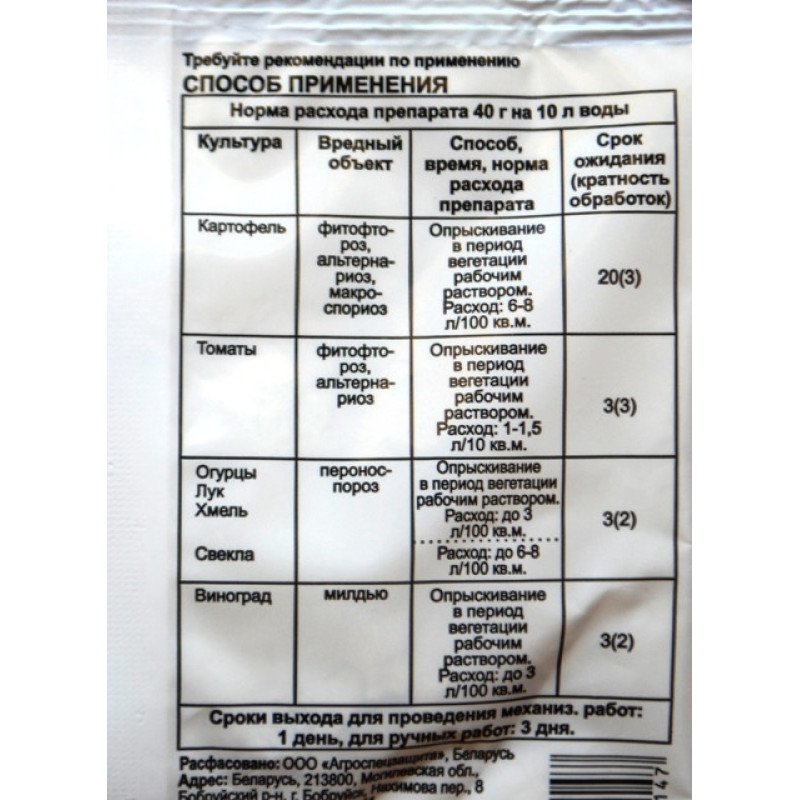 Фунгіцид Арцерид, 40г