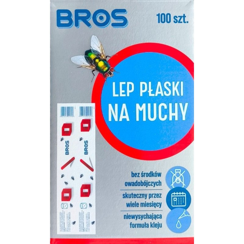 Липка стрічка для мух Bros плоска