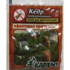 Пігулки від молі з ароматом Кедра, 10шт/уп