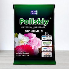 Субстрат Поліський універсальний з біогумусом, 5л