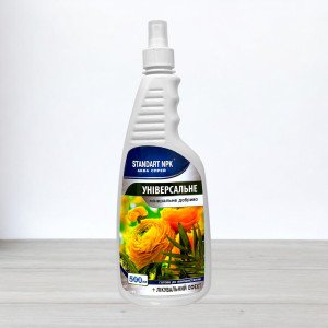 Мінеральне добриво аква-спрей Standart NPK, 500мл, універсальне