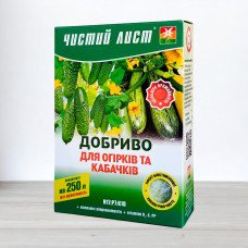 Добриво кристалічне Чистий Лист, 0,3кг, для огірків та кабачків