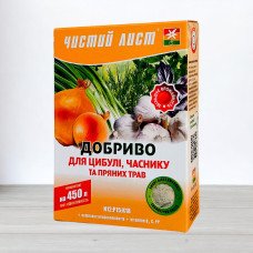 Добриво кристалічне Чистий Лист, 0,3кг, для цибулі, часнику, зелені