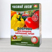 Добриво кристалічне Чистий Лист, 0,9кг, для томату, баклажану та перцю