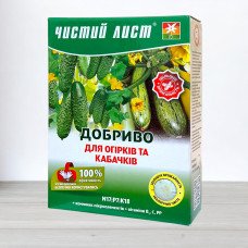 Добриво кристалічне Чистий Лист, 0,9кг, для огірків та кабачків
